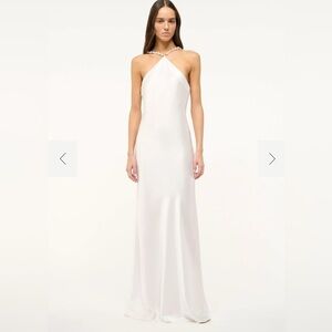 STAUD Cadence Dress Pearl